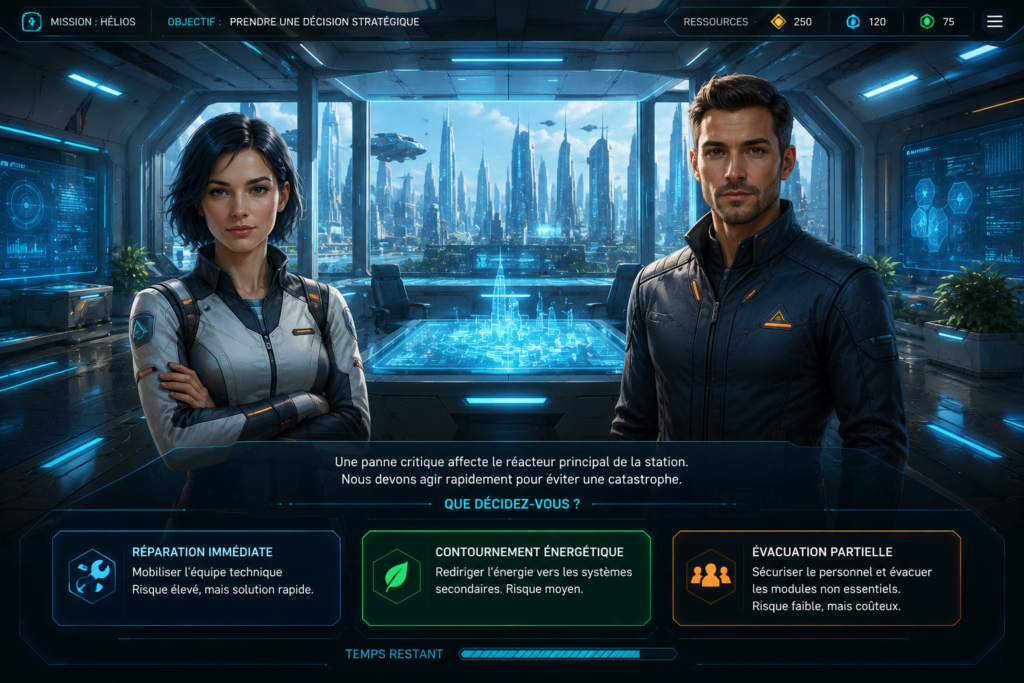 Serious game futuriste