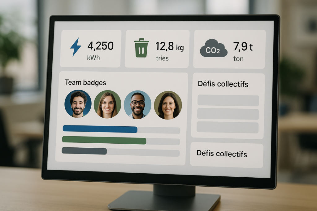 Illustration hero pour Gamification RSE : engager, mesurer et ancrer des comportements durables